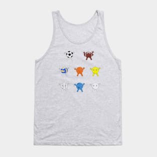 Funny Sports Balls Tank Top